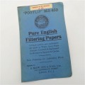 Antique Postlip Mill 633 English filtering papers advertising booklet