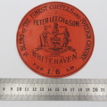 Antique Peter Leech and Son coffee tin label