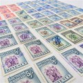 Lot of 59 Southern Rhodesia Revenue stamps