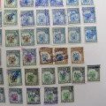 Lot of 59 Southern Rhodesia Revenue stamps