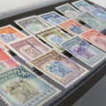 Lot of 18 Rhodesia and Southern Rhodesia Revenue stamps
