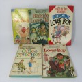 Lot of 5 Lover Boy cartoon books 1950`s and 1960`s