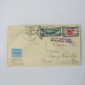 Postal Cover - airmail Indianapolis, USA to Vrede, South Africa - 19 August 1939