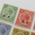 Nyasaland  Protectorate 1d to 6d - mounted mint plus 2 x NF stamps