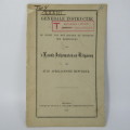 General Instruction om keeping and submitting accounts for the ZAR 1887 - Dutch / AFR