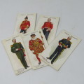 1911 John Players and Sons cigarette cards - Ceremonial and Court - No. 1 to 25