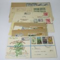 Lot of 14 Southern Rhodesia and Nyasaland Postal /  First Day Covers