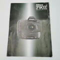Nikon F90 X advertising booklet