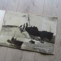 British Warships - The Royal Navy book published by the Illustrated London news - some damage
