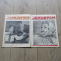 Die Jongspan Afrikaanse nuusblad - lot of 11 items (no. 32 to 42) 27 Sept 1965 to 6 Dec 1965
