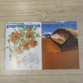 Lot of 7 Suid Afrikaanse Panorama books - 1976 to 1979 - Afrikaans and English