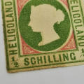 Heligoland ½ Schilling mint stamp - SG 1 - rouletted - book value R15000