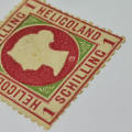Heligoland 1 Schilling mint stamp - SG 8 - Berlin reprint