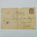 Censored letter to Tin Town Camp, Lady Smith - Boer War - Addressed to a Jewish Boer - some damage