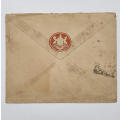 Boer War period Censored cover from King Williamstown South Africa to Grahamstown - See description