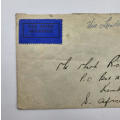 Air mail cover from Baile-Atha-Cliath Ireland to Kimberley South-Africa - See description