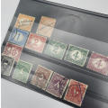 Egypt lot of 13 postage due stamps