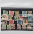 Lot of 20 old Thailand stamps (Siam) including some higher value ones