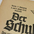 German Nazi publication 1938 - Der Schulungsbrief - very good condition