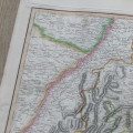 Original 1830`s map of Swabia - published by W. Lizars, Edinburgh - 57 x 47cm