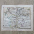Original 1830`s map of Lower Saxony - published by W. Lizars, Edinburgh - 57 x 47cm