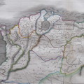 Original 1830`s map of Colombia & Guayana - published by W. Lizars, Edinburgh - 57 x 47cm