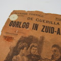 Front page of De Guerilla Oorlog in Zuid-Afrika - 1901 shownig Kruger & the Queen