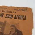 Front page of De Guerilla Oorlog in Zuid-Afrika - 1901 shownig Kruger & the Queen
