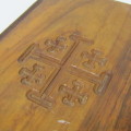 The Red Letter New Testament Bible with olive wood cover