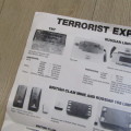 Border War period Terrorist Explosive poster in in South Africa