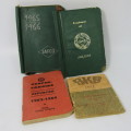 Lot of 4 x Farmers diaries - 1962/63, 1963/64, 1965/66 & 1977 - used