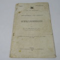 Vintage 1924 Information piece on Afrikanerbeeste published by the Union of South Africa government