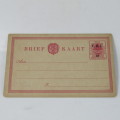 Oranje Vrij Staat British occupation Brief Kaart with pre printed 1/2d stamp - unused