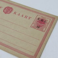 Oranje Vrij Staat British occupation Brief Kaart with pre printed 1/2d stamp - unused