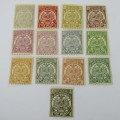 Transvaal unmounted set SACC 178 - 190 - 5 pound sold as reprint