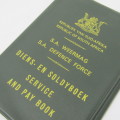 SA Defence Force Service & Pay book cover DD2094(b) - barely used