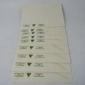 Southern Cross Fund Border Duty envelopes - lot of 10 in good condition