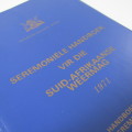RSA 1971 Seremoniele Handboek vir die Suid-Afrikaanse weermag