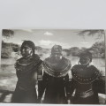 Lot of 10 Large photo postcards of tribes in Namibia ,Kenya, South Africa, Malawi