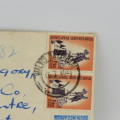 Expressmail cover Walvis Bay SWA to Johannesburg SA - 3 SWA Stamps cancelled 13 January 1962