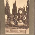Antique photograph of President Paul Kruger`s grave memorial