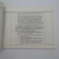 Peletonbevelvoerder Kovensioneel SA Army training manual 1980`s