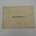 SA Army Makkerhulp booklet - 1980`s no 1839