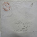 Original 1861 Royal Engineers hand drawn map from Fort Beaufort Victoria bridge to Koonap drift