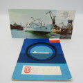 Pair of Polish Shipping radio amateur GSL cards 1975 & 1980