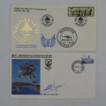 Helicopter Flown cover - Alouette plus Signed WASP Helicopter anniversary cover