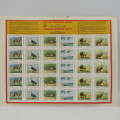 Rare & Endangered Species - 2 sheets of 30 stamps each unused rarely seen in sheets