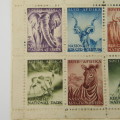 Kruger Park Set of Stamps plus Road Token - both stuck down