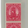 South Africa 1943 coil stamps