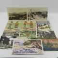 Lot of 11 Vintage Jugoslavija postcards - used with stamps